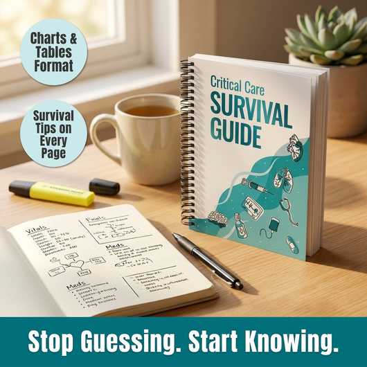 Critical Care Survival Guide - Workbook for Nurses APRNs Physicians & Respiratory Therapists- ICU Guide