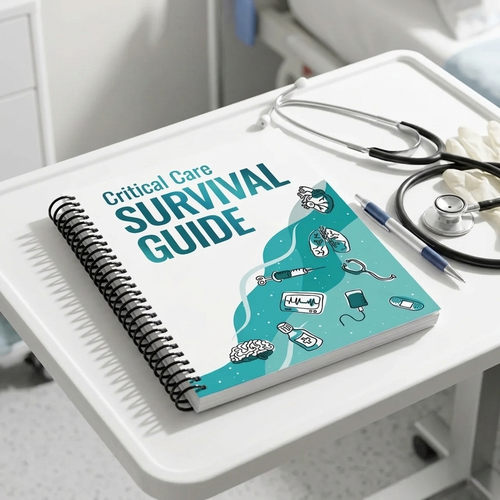 Critical Care Survival Guide - Workbook for Nurses APRNs Physicians & Respiratory Therapists- ICU Guide