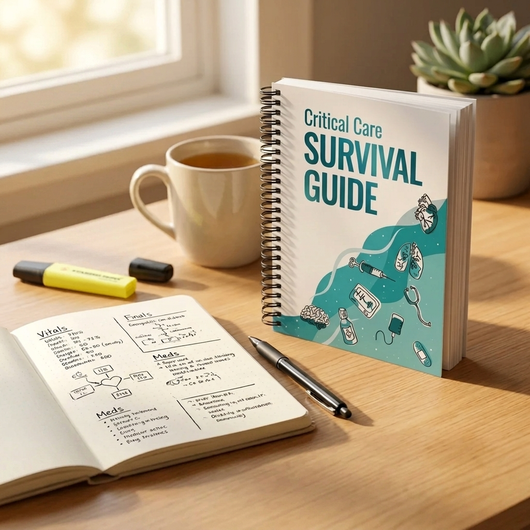 Critical Care Survival Guide - Workbook for Nurses APRNs Physicians & Respiratory Therapists- ICU Guide